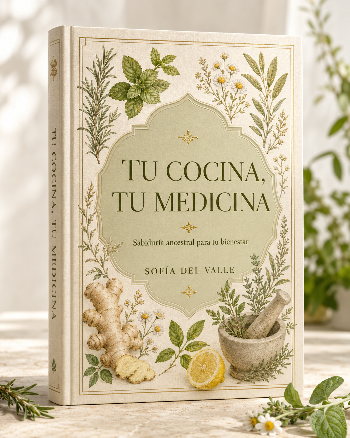 Mockup del ebook Tu Cocina, Tu Medicina de Sofía del Valle